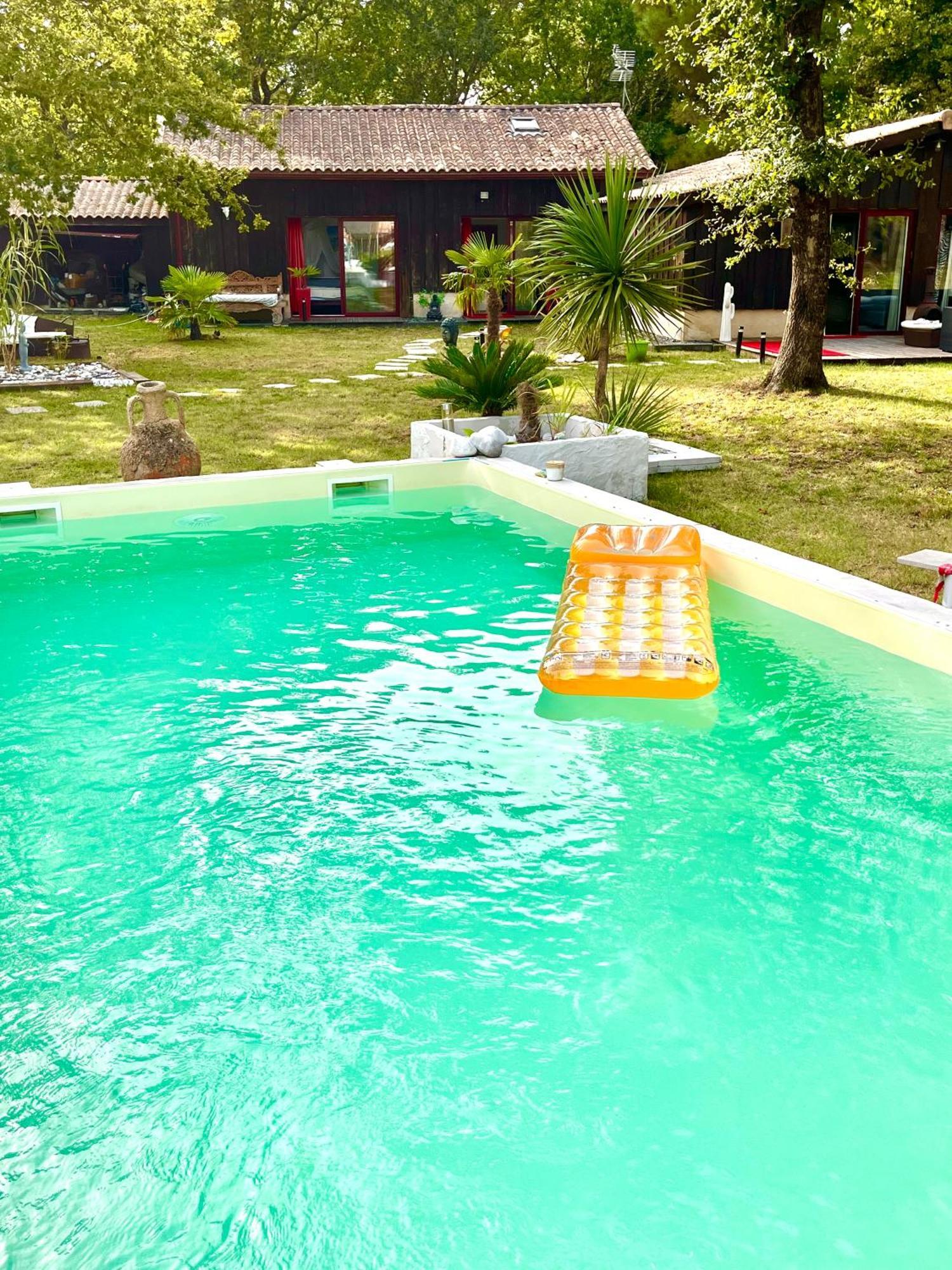 House De La Canopee, Swimming Pool, Lake, Forest, Large Garden And Wifi Hourtin Eksteriør billede